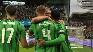 Daniel Bellard Goal  Northern Ireland vs Luxembourg 20 Goals ResultsExtended highlights [upl. by Ilujna]