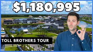 Orlando Luxury Model Home Tour  Toll Brothers  Lake Nona [upl. by Adkins172]