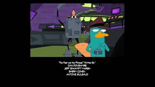 Phineas And Ferb Rollercoaster Ending With Its Standalone Original Print Credits Recreation [upl. by Eillib]