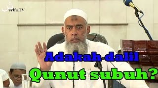 adakah dalil qunut subuh ustadz yazid bin abdul qadir jawas [upl. by Ferree]