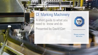 CE Machinery Marking [upl. by Iaw609]