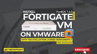 How to Install FortiGate 760 Virtual Machine with Free evaluation License in VMWare Workstation [upl. by Enaz]