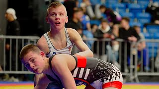 U15 C Kastner USA vs I Jaksik SVK Freestyle 44kg youth wrestling [upl. by Killian]