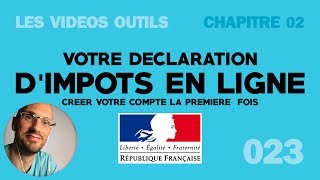 Déclaration dimpôt en ligne comment faire si cest la première fois [upl. by Niamert512]