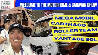 NEC Motorhome and Caravan Show 2024  Mega Mobil Carthago Roller Team Vantage Sol [upl. by Esac]