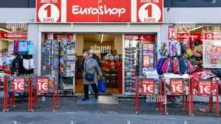 Euro shop in GermanyEverything in just 1 Euro [upl. by Euh]