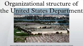 Organizational structure of the United States Department of Defense [upl. by Brest]