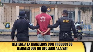 Detiene a extranjeros con productos ilegales que no declaró a la SAT [upl. by Han230]