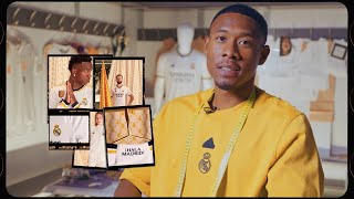 DAVID ALABA designs Real Madrids new home kit  202324 [upl. by Zach172]