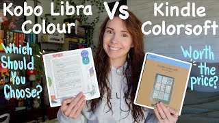 Kindle Colorsoft vs Kobo Libra Colour  Which one is the better EReader [upl. by Hopkins753]