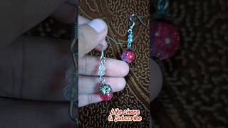 Diy easy earrings ❤️❤️ viral trending diy youtubeshorts shortsfeed shorts trend [upl. by Birkner895]