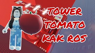 MENCOBA MENAMATKAN TOWER TOMATO KAK ROS PERTAMA KALI MENCOBA TOWER TINGGI TANPA CEK POINT  ROBLOX [upl. by Eseryt490]