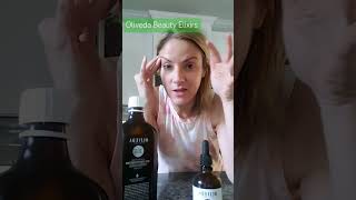 glassskin oliveskin holisticbeauty skincareroutine oliveda beautydrink morningroutine [upl. by Aseyt666]