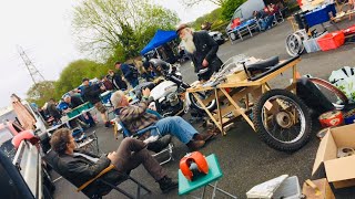 SAMMY MILLER Museum Autojumble Sellers amp Stalls featuring 1961 Triumph Bonneville Motorcycle  Farm [upl. by Land]