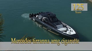 2020 Mercedes Cigarette Racing Boat 2700 hp 59 Tirranna AMG Edition [upl. by Amlev]