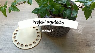 Osłonka na doniczkę szydełkowa  projekt szydełko 7 [upl. by Ainoyek496]