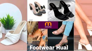 Affordable Meesho Footwear Collection  Footwear Hual [upl. by Dronel]