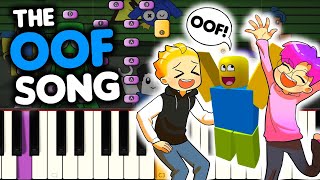 THE ROBLOX OOF SONG 🎵  LankyBox [upl. by Hairas]