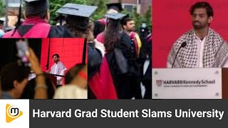 Harvard Grad Student Slams University for Complicity israelpalestineconflict [upl. by Notnek]