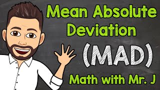 Mean Absolute Deviation MAD  Math with Mr J [upl. by Haeli]