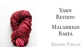 Malabrigo Rasta Yarn Review FREE Hat Knitting Pattern [upl. by Marler895]