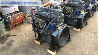 Alexerpower Weichai R4105ZD Diesel Engine for 50KW Diesel Generator [upl. by Mariko]