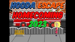 Hooda Escape Homecoming 2023  Walkthrough  Hints  Cheats [upl. by Emlyn]