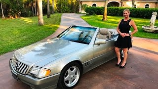 SOLD 1992 Mercedes Benz 500SL  AMG wheels for sale by Autohaus of Naples 2392638500 [upl. by Aremahs106]