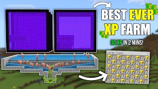 The BEST XP Farm in 121 Minecraft Bedrock MCPEConsoleWindows [upl. by Bain]