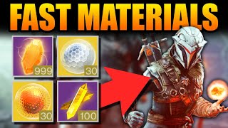 Solo Masterwork Materials Farm  Fast Upgrades in Destiny 2 [upl. by Orferd]