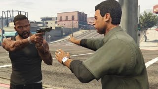 GTA V Franklin gets Revenge on Lamar [upl. by Llyrrad]