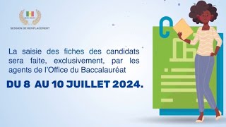 Bac 2024  Inscription pour la session de remplacement [upl. by Annovy]