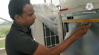 12hp Mitsubishi vrf commissioning mitsubishi airconditioningvrfsystem trinding vlog [upl. by Ever]