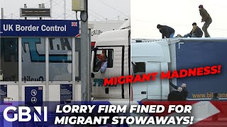 British haulage firm FINED £66K after six migrants snuck onto lorry  Were NOT border force [upl. by Ayeki]