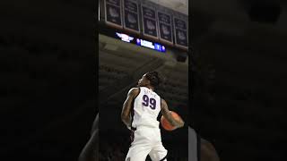 Gonzagas Khalif Battle throws down windmill dunk [upl. by Nylynnej]