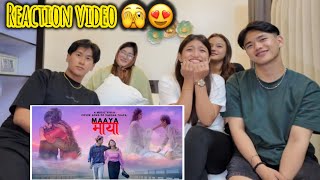 REACTING TO OUR 1ST COVER MUSIC VIDEO  Maaya   it’s me Muskan [upl. by Guidotti201]