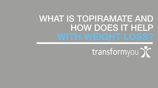 What is topiramate and how does it help with weight loss [upl. by Ahseiat]