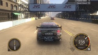 Race Driver GRID  V8 Supercars MOD  Long Beach  GAMEPLAY HD [upl. by Ehtyaf]