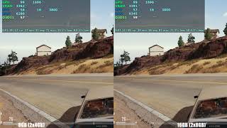 pubg 8gb vs 16gb RAM gtx 1050 ti  FPS test [upl. by Masterson]