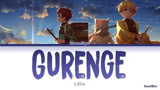 Demon Slayer  Opening Full『Gurenge』by LiSa Lyrics [upl. by Asyla]