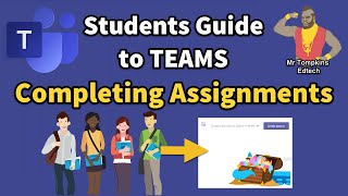 Students Guide to Microsoft Teams  Completing Assignments Homeworkremote learning tasks in Teams [upl. by Nylloc751]