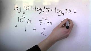 Matematik 2a 2b 2c C logaritmer med olika baserwmv [upl. by Emia]