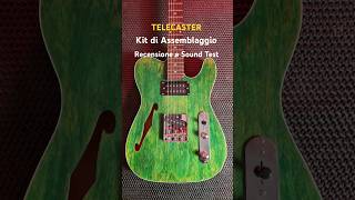 Recensione TELECASTER Kit di Assemblaggio faidate guitar diyguitar chitarra recensione diy [upl. by Wyler]