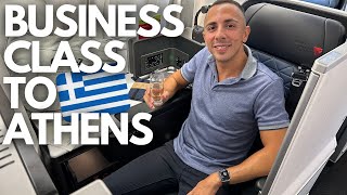 FLYING TO GREECE IN DELTA ONE SUITES  TRAVEL DAY VLOG [upl. by Fairleigh464]