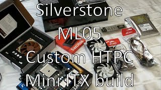 Silverstone ML05 Mini Itx HTPC Build AMD FM2 A8 6500 [upl. by Nilde]