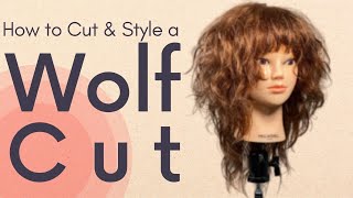 How to Cut and Style a Wolf Cut [upl. by Nwahsak]