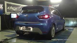 Reprogrammation Moteur Renault Clio 4 gt 120cv  130cv Digiservices Paris 77183 Dyno [upl. by Lebasi]