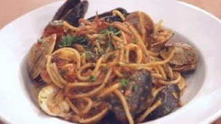 How to Prepare Pasta Frutti Di Mare  Italian Dishes [upl. by Aitsirk]