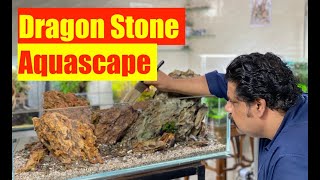 90cm Dragon Stone Iwagumi Hardscape  Nature Aquarium  Mayur Devs Tips on Aquascaping  HD 1080p [upl. by Blanchard230]