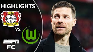 🚨 NEVERKUSEN to ‘NEVERLOSIN’ 🚨 Bayer Leverkusen vs Wolfsburg  Bundesliga Highlights  ESPN FC [upl. by Nisbet]